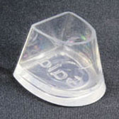 Italian Style sarokvédő cipőre, méret: 20 x 21 mm - CLEAR (Szntelen)